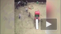 Появилось видео игры пьяных детей-нацистов в песочнице в Краснодаре