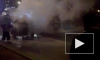 Появилось видео ДТП с перевертышем и пожаром на проспекте Славы