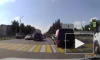 Видео: девушка подлетела на несколько метров в результате ДТП в Казани 
