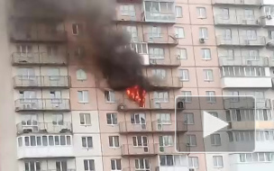 Видео из Новокузнецка: Из-за взрыва планшета сгорела квартира