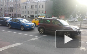 Тройное дтп на Лиговском проспекте