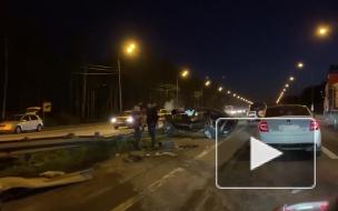 В ДТП на Мурманском шоссе пострадали женщина и девочка
