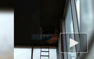 В переходе около Балтийского вокзала обрушился потолок 