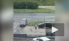 Renault чуть не задавил пешехода с двумя собаками на Морской набережной 