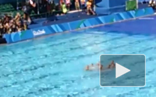 Появилось видео триумфа сборной России по синхронному плаванию в Рио