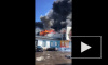 Видео: здание на Хрустальной рушится от пожара, пожарным не подойти