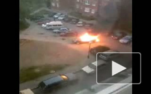 В Москве ночью сгорело более 10 автомобилей