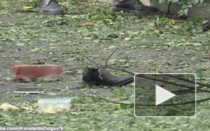 Кровавое видео с места взрыва в Донецке появилось в Сети
