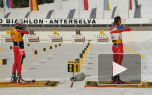 Россияне упустили медали в эстафете по биатлону