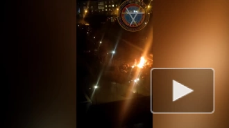 Машина взорвалась у здания правительства ДНР в центре Донецка