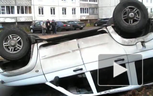 В Ленобласти иномарка перевернула "УАЗ"