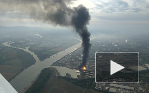 Взрыв на крупнейшем химзаводе в Германии попал на видео