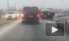 На Волхонском шоссе дама едва не придушила таксиста