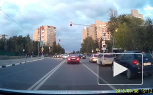 Пируэты наглого автомаха на Porshe в Одинцово попали на видео