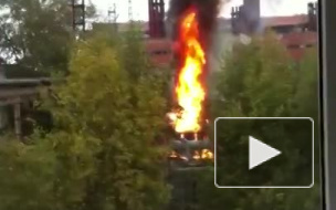 Неожиданный взрыв на территории бывшего завода "Авангард" испугал жителей Карелии 
