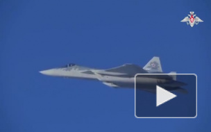 Опубликовано видео боевой работы новейших Су-57 в Сирии