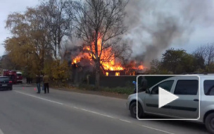 В Ленобласти сгорел дотла жилой дом