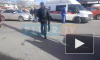 Видео: возле станции метро "Академическая" легковушка сбила пешехода