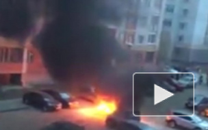 Женщина успела спасти себя и детей из взорвавшегося ВАЗ 2114 в Казани