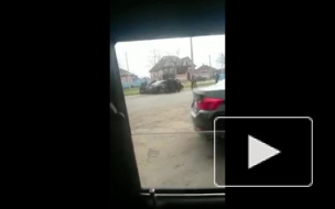 Видео: задержание подозреваемых в убийстве полицейских в Астрахани