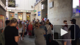 Видео: на станции метро "Приморская" сломался эскалатор