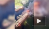 В Нижнем Новгороде произошел пожар в здании плавучей бани