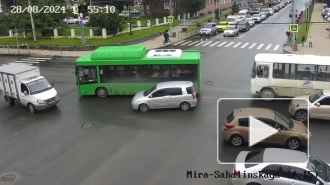 В Южно-Сахалинске произошло ДТП с участием скорой помощи