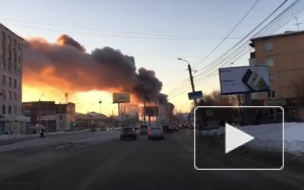 Появилось пугающее видео горящего троллейбуса в Челябинске