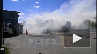 Спасатели локализовали пожар в промзоне в переулке Челиева