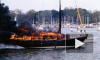 В яхт-клубе Петроградского района разгорелся пожар