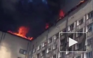 Видео из Приморья: сгорела многоэтажки