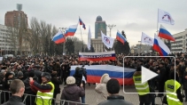 В Славянске запретили партии «Удар», «Батькивщина» и «Свобода», а также назначили дату референдума