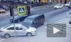 В центре Петербурга машина из кортежа врезалась в иномарку 