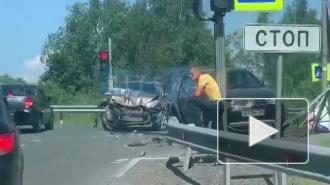 В Красном Селе столкнулись два автомобиля