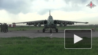 Минобороны показало кадры боевой работы Су-25