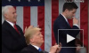 Видео: Трамп аплодировал сам себе почти 6 минут, а его помощник увлажнял губы помадой 