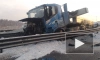 Эффектное ДТП с грузовиками и сваями на КАД около Кудрово попало на видео