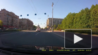 На Московском проспекте девушка разбила свой мотоцикл