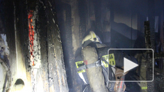 Стали известны подробности пожара на Пушкарской улице, который тушили 63 спасателя