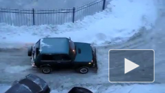 Была "Нива" - стала снегоуборщиком. Креатив автовладельца Была "Нива" - стала снегоуборщиком. Креатив автовладельца