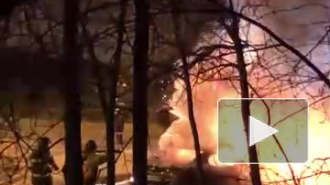 Ночью в Петербурге сгорели три автомобиля