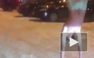 Голый новосибирец прошелся на руках по городу в морозную ночь