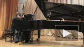 Rachmaninoff. Scherzo for piano in 4 hands. E.Samsonova and P.Raykerus. 15.03.2014