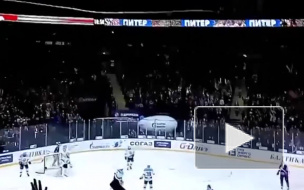 Болельщики выложили видео победной шайбы СКА в матче с "Сибирью"