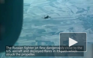 Пентагон утверждает, что российский самолет повредил дрон США над Сирией
