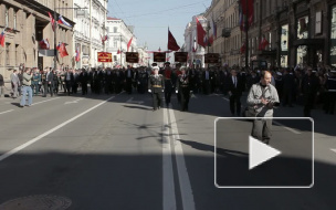 Петербург отмечает 9 мая. Шествие ветеранов и большой концерт на Дворцовой