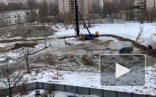 На улице Ольги Форш снесли здание школы