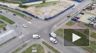 На стройке в Новогорелово сорвался подъемник с рабочими