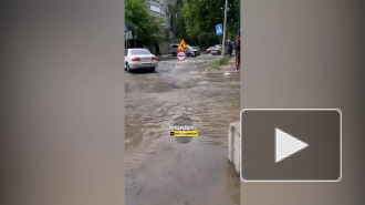 Новосибирск затопило кипятком во время ливня
