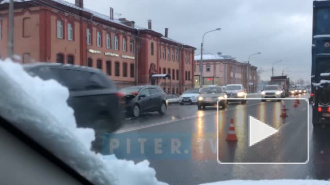 Массовая авария парализовала движение на Митрофаньевском шоссе